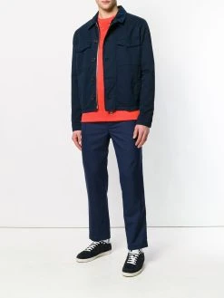 AMI Paris bicolor crew neck sweatshirt