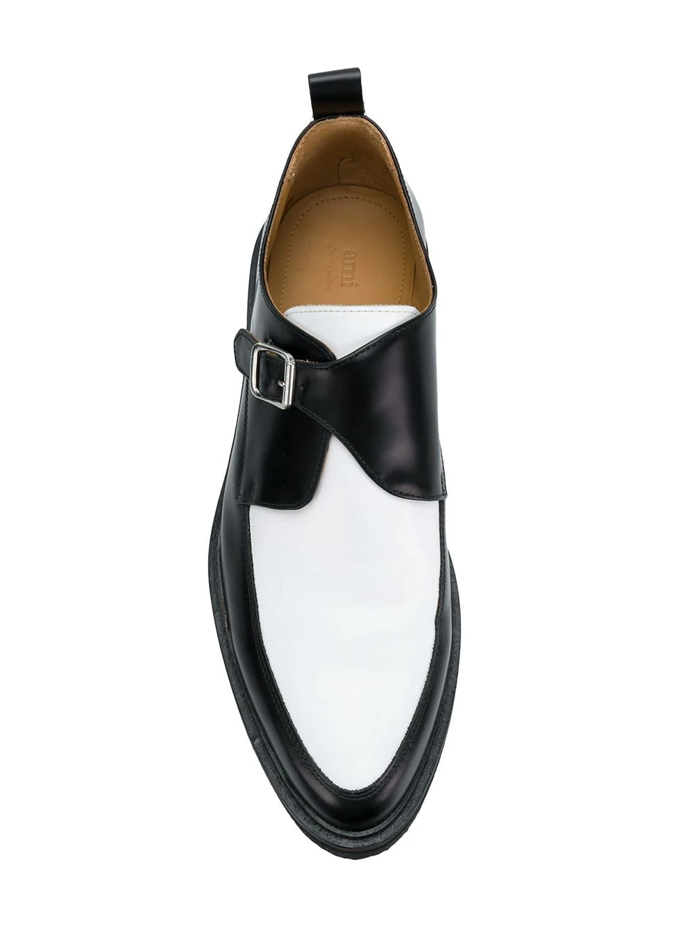 AMI Paris Première Qualité Monk creeper semelle en crêpe chaussures à boucles homme 4 AMI Paris monk creeper semelle en crêpe