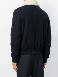 AMI Paris blouson zippé col shearling