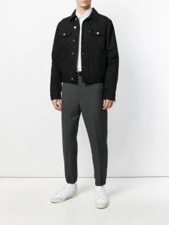 AMI Paris pantalon coupe carotte bas elastiqué