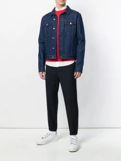 AMI Paris pantalon coupe carotte bas elastiqué