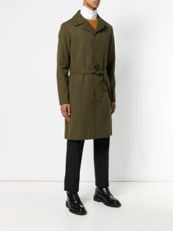 AMI Paris Manteau droit ceinturé Prix Exclusifs parkas homme 7 AMI Paris Manteau droit ceinturé