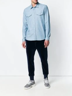 AMI Paris chemise à boutons pressions