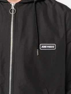 AMI Paris blouson zippé à capuche