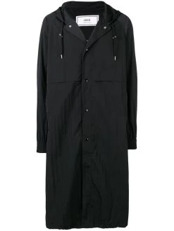 AMI Paris coupe-vent long à capuche