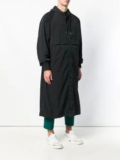 AMI Paris coupe-vent long à capuche