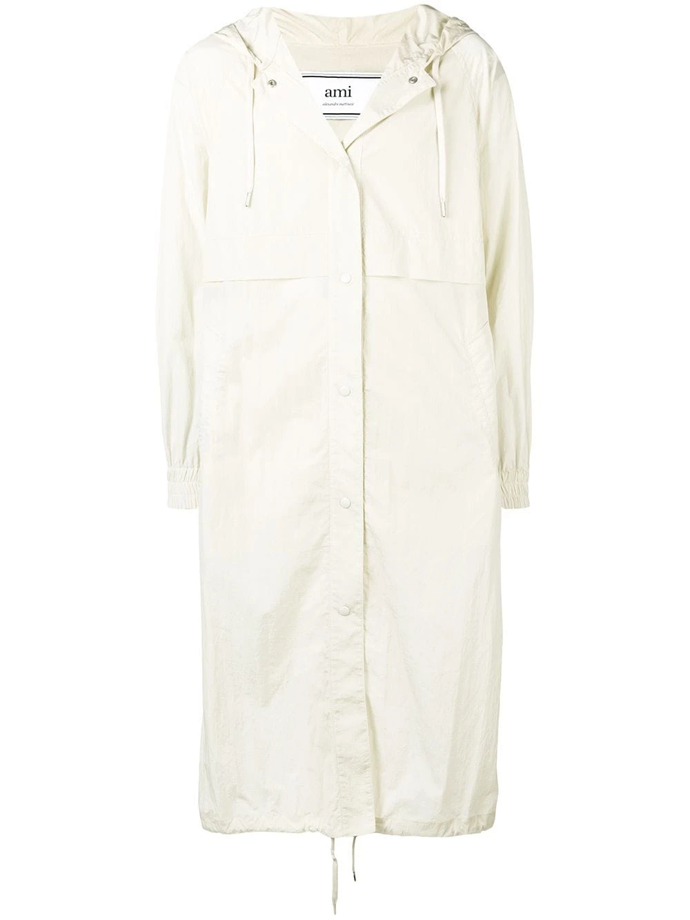 AMI Paris Prix Abordable Coupe vent long à capuche trenchs homme 1 AMI Paris coupe-vent long à capuche