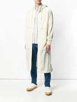 AMI Paris coupe-vent long à capuche