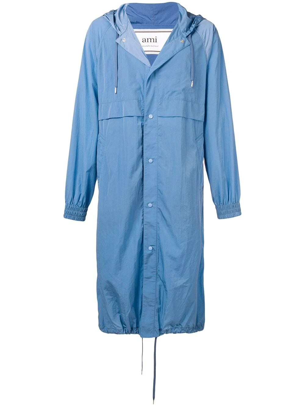 AMI Paris Coupe vent long à capuche Prix De Lancement imperméables homme 1 AMI Paris coupe-vent long à capuche