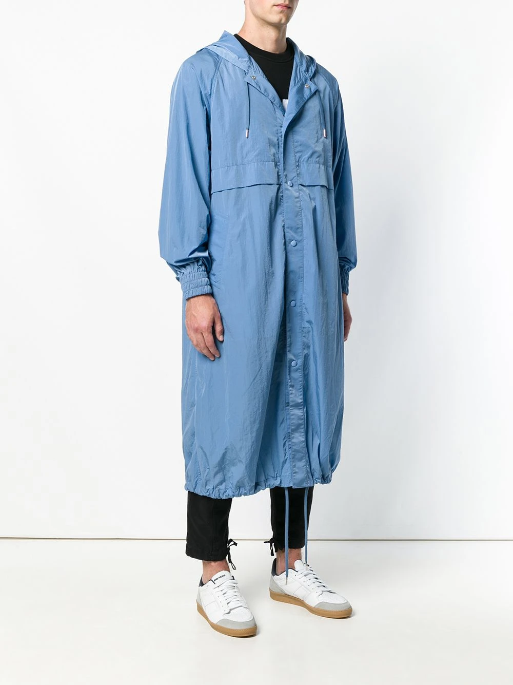 AMI Paris Coupe vent long à capuche Prix De Lancement imperméables homme 3 AMI Paris coupe-vent long à capuche