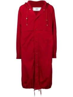 AMI Paris coupe-vent long à capuche