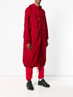 AMI Paris coupe-vent long à capuche