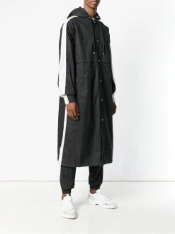 AMI Paris coupe-vent long à capuche