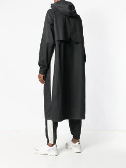 AMI Paris coupe-vent long à capuche