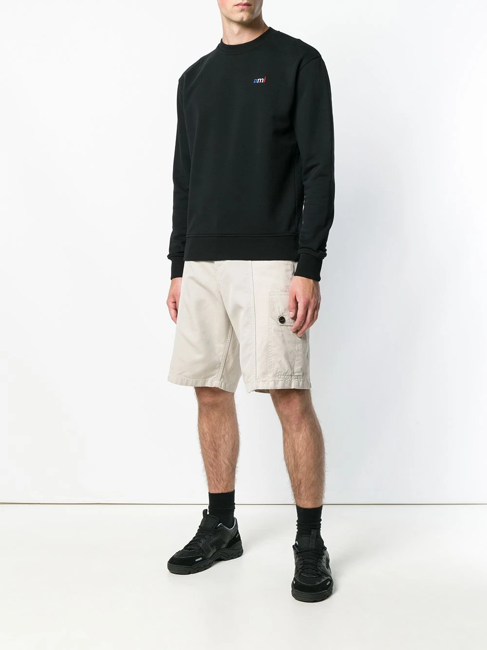 Rabais AMI Paris Bermuda patchwork bermudas homme 2 AMI Paris bermuda patchwork