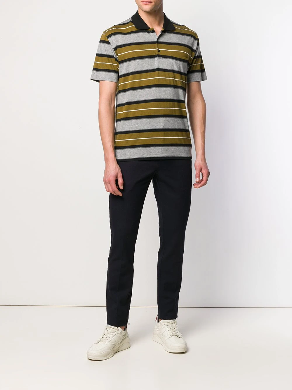 AMI Paris Polo rayé Discount En Ligne polos homme 2 AMI Paris polo rayé