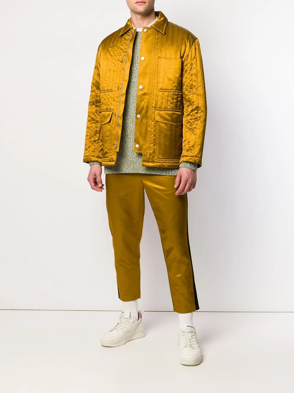 50% Off De Vente AMI Paris Veste matelassée poches plaquées vestes légères homme 2 AMI Paris veste matelassée poches plaquées