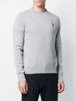 AMI Paris Première Qualité Sweat à logo brodé pulls homme 7 AMI Paris sweat à logo brodé