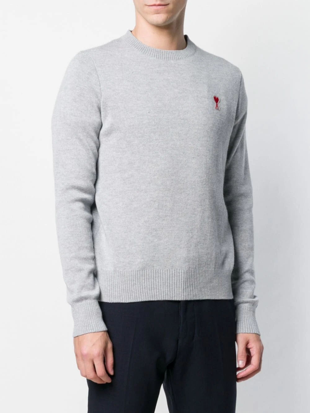 AMI Paris Première Qualité Sweat à logo brodé pulls homme 3 AMI Paris sweat à logo brodé