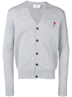 AMI Paris cardigan à patch Ami De Cœur