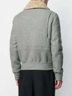 AMI Paris Veste à col en mouton retourné Prix Exclusifs vestes militaire homme 8 AMI Paris veste à col en mouton retourné