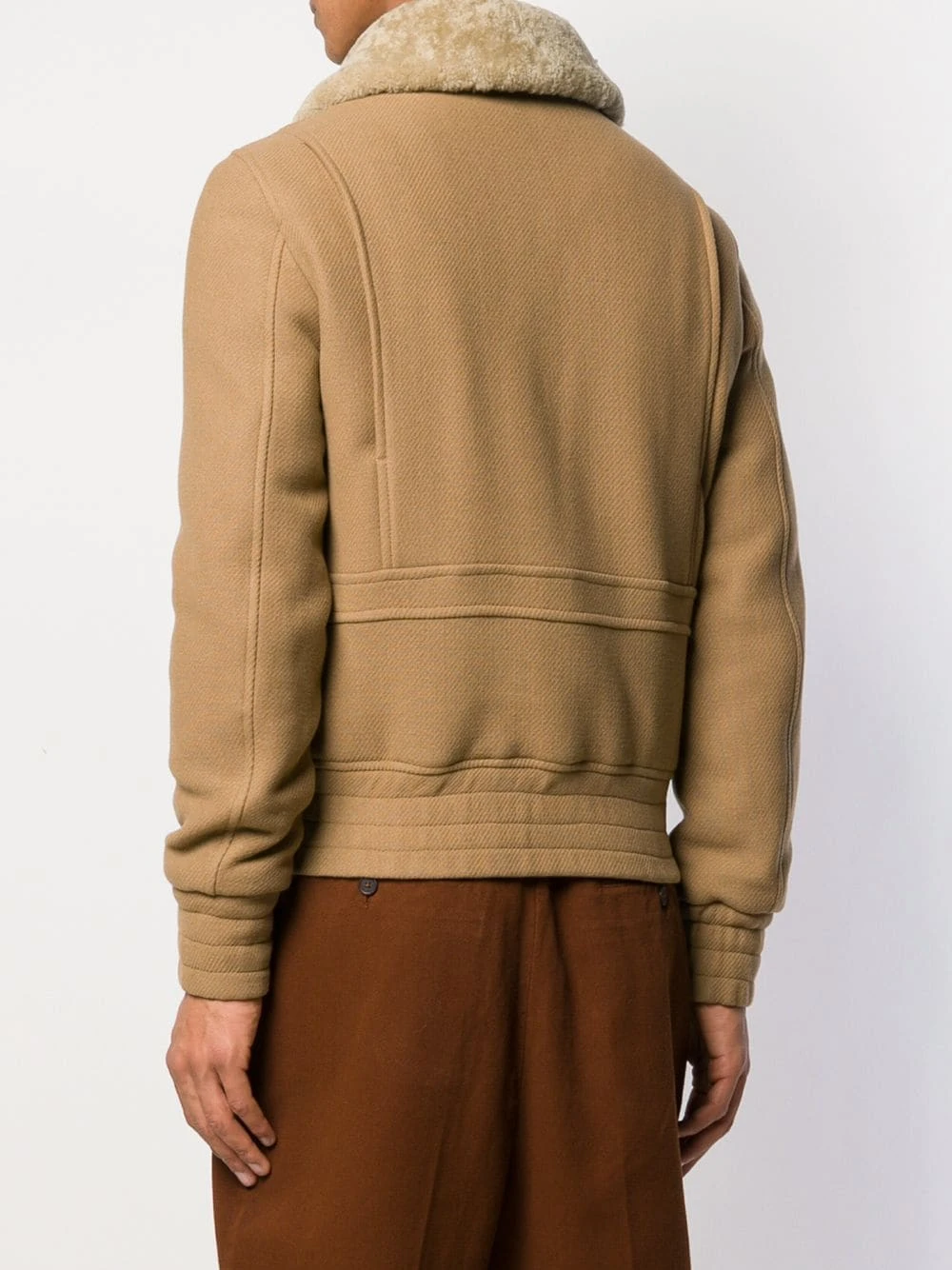 Haute Qualité AMI Paris Veste à col en mouton retourné vestes bomber homme 4 AMI Paris veste à col en mouton retourné