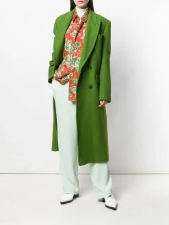 AMI Paris chemise longue imprimé fleurs