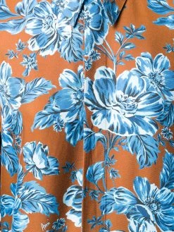 AMI Paris Soldes En Ligne Chemise longue imprimé fleurs chemises femme 9 AMI Paris chemise longue imprimé fleurs