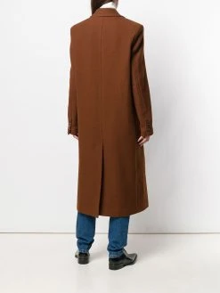 Soldes En Ligne AMI Paris Manteau long à poches plaquées manteaux à simple boutonnage femme 8 AMI Paris manteau long à poches plaquées