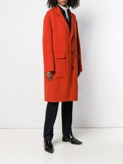 AMI Paris manteau à boutonnière devant