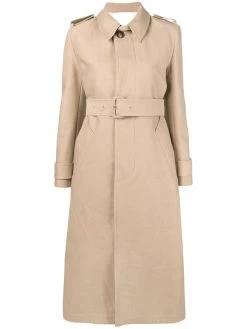 AMI Paris trench long à fermeture dissimulée