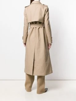 AMI Paris trench long à fermeture dissimulée