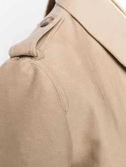 AMI Paris trench long à fermeture dissimulée