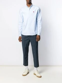 AMI Paris pantalon cropped taille élastique