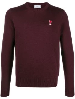 AMI Paris pull à patch logo Ami De Cœur