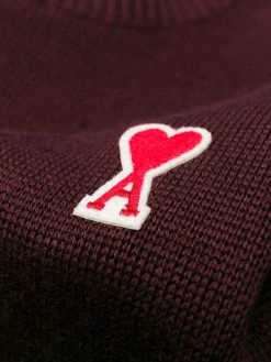 AMI Paris pull à patch logo Ami De Cœur