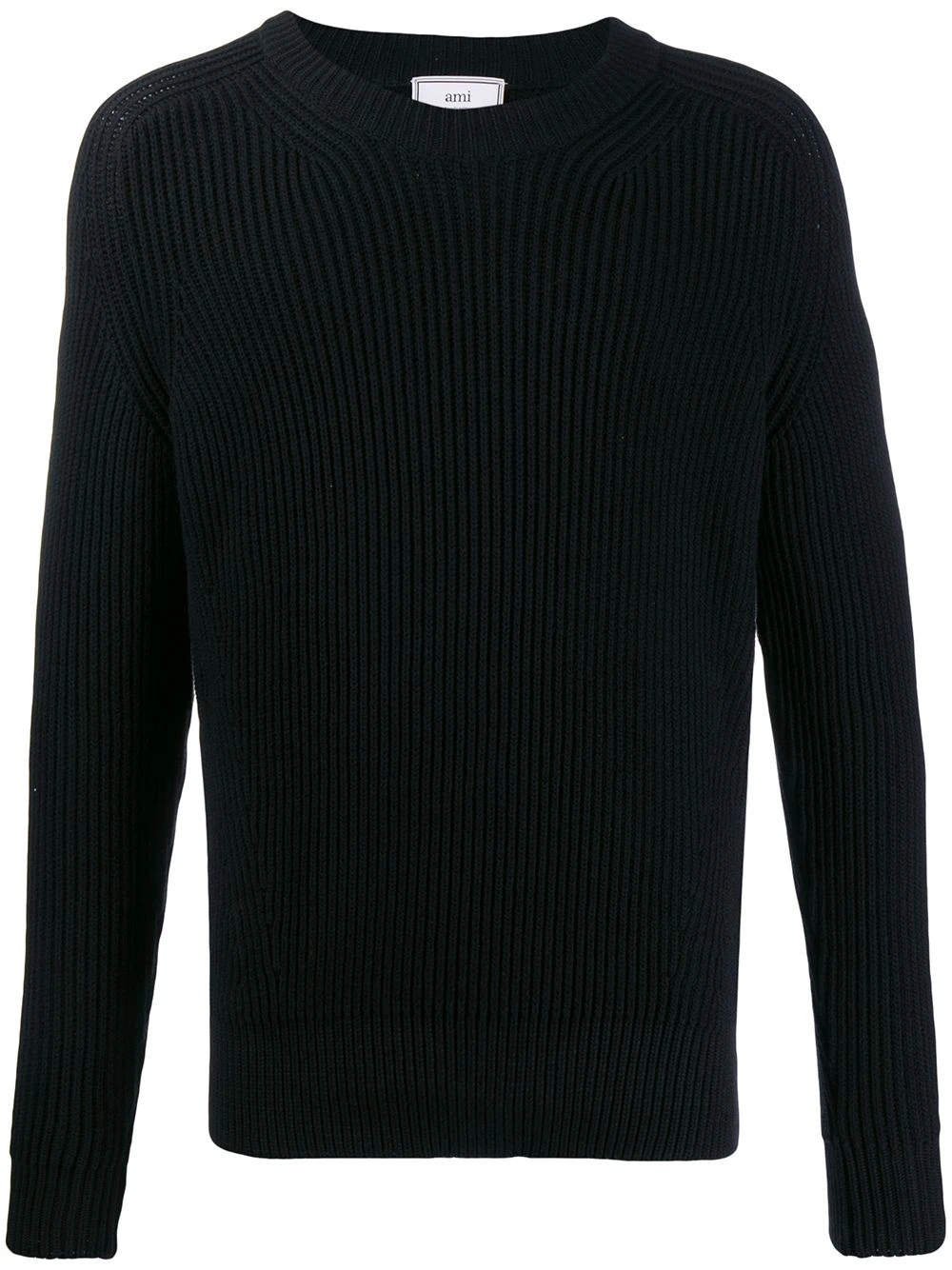 AMI Paris Pull nervuré à encolure ras du cou Promos pulls homme 1 AMI Paris pull nervuré à encolure ras du cou