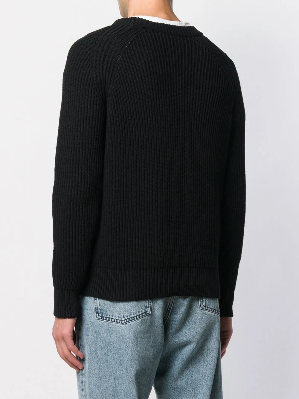 AMI Paris Pull nervuré à encolure ras du cou Promos pulls homme 4 AMI Paris pull nervuré à encolure ras du cou