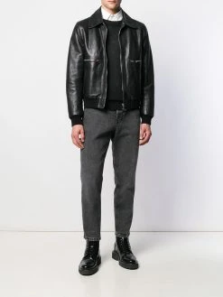 AMI Paris pull nervuré à encolure ras du cou