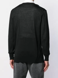 AMI Paris pull nervuré à encolure ras du cou