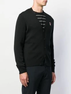 AMI Paris cardigan à patch logo Ami De Cœur