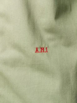 AMI Paris chemise à logo brodé