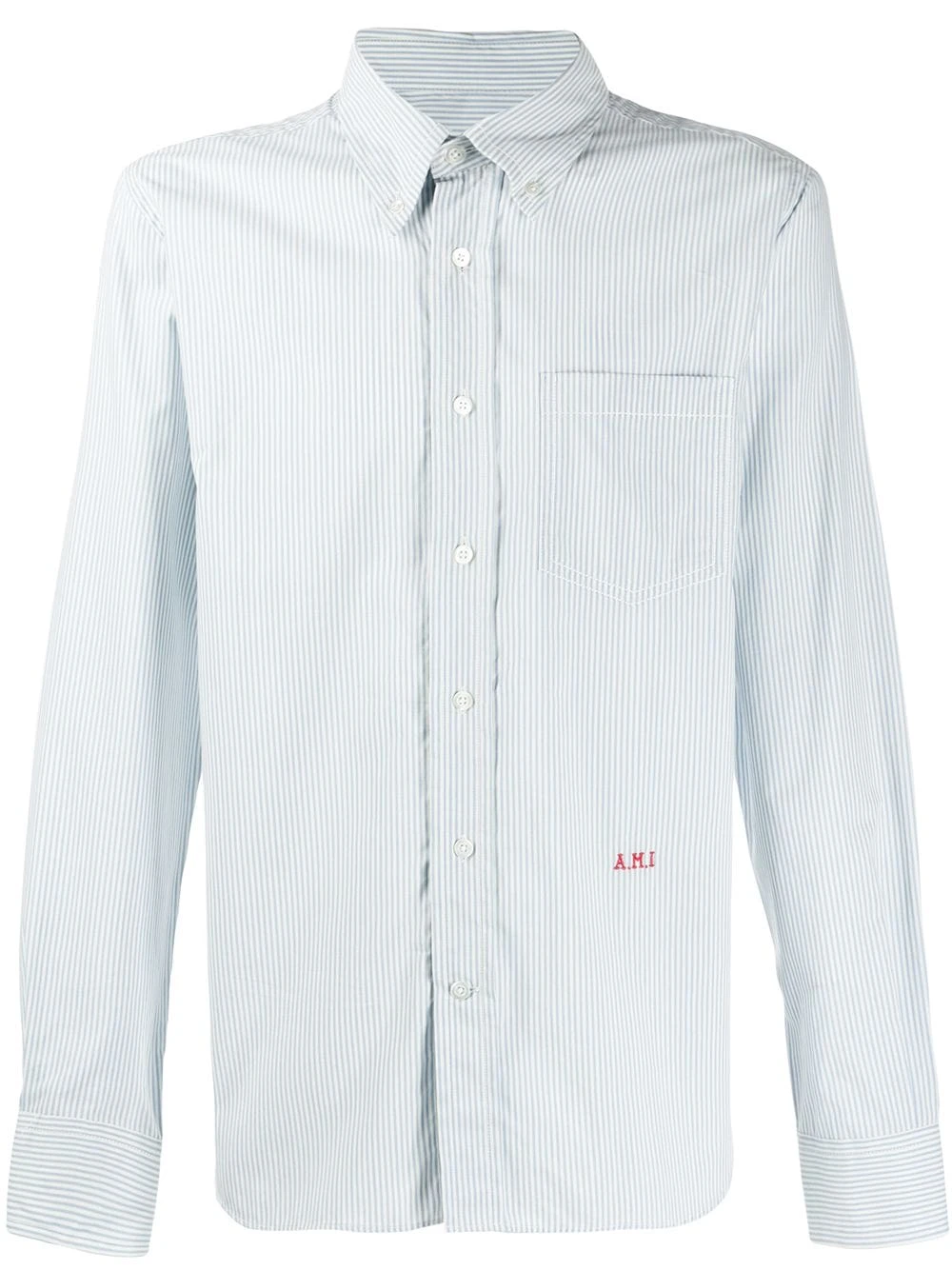 AMI Paris Chemise à broderie A.M.I Plus Bas Prix De Vente chemises homme 1 AMI Paris chemise à broderie A.M.I