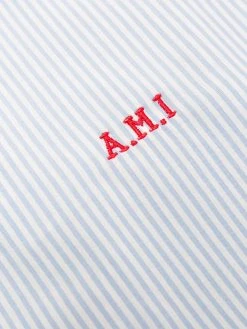AMI Paris Chemise à broderie A.M.I Plus Bas Prix De Vente chemises homme 12 AMI Paris chemise à broderie A.M.I