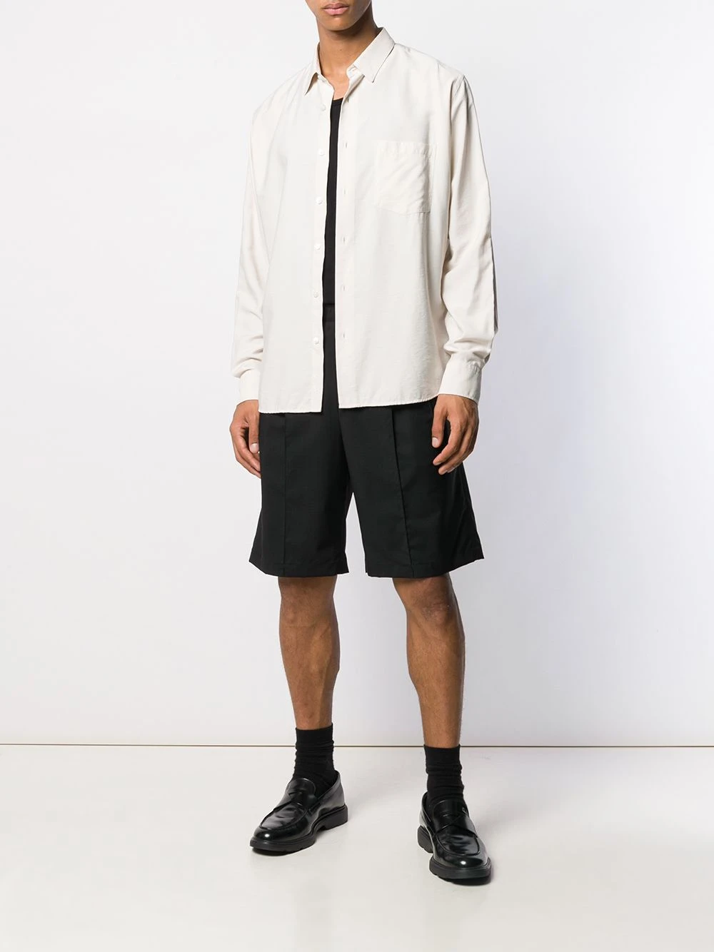 AMI Paris Chemise ajustée à poche poitrine qualité absolue chemises homme 2 AMI Paris chemise ajustée à poche poitrine