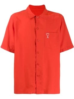 AMI Paris chemise à manches courtes Ami de Coeur