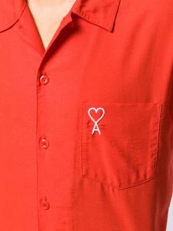 AMI Paris chemise à manches courtes Ami de Coeur