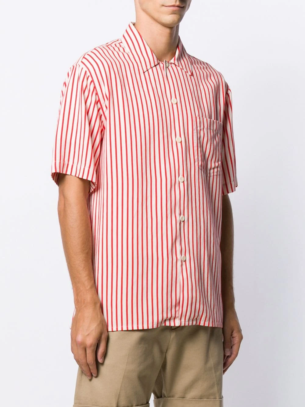 Prix De Lancement AMI Paris Chemise rayée à manches courtes chemises homme 3 AMI Paris chemise rayée à manches courtes