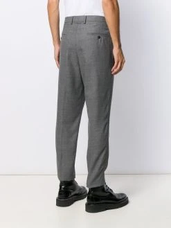 AMI Paris carrot fit tapered trousers