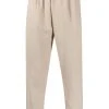 AMI Paris pantalon crop à taille élastique